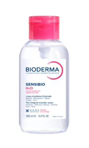 Bioderma Sensibio H2O Daily Soothing Cleanser, Make up Pollution & Impurities Remover Face Eyes Sensitive skin, 500ml